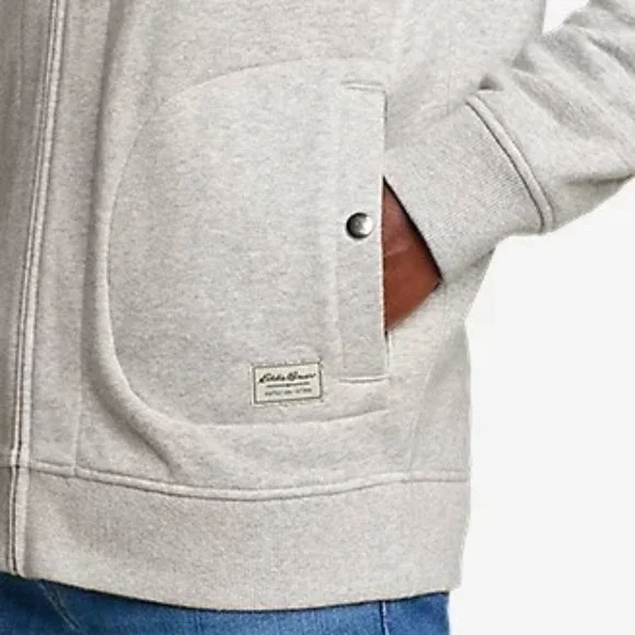 Men's Signature Sweatshirt Bomber Eddie Bauer - Picture 3 of 3